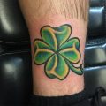 75+ Colorful Shamrock Tattoo Designs - Traditional Symbol of Luck