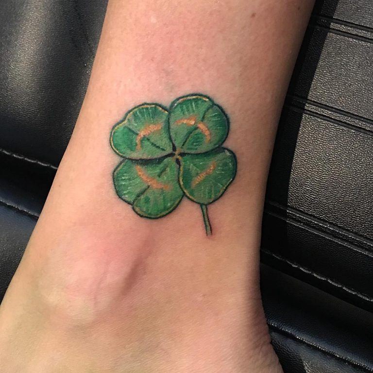 75+ Colorful Shamrock Tattoo Designs - Traditional Symbol of Luck