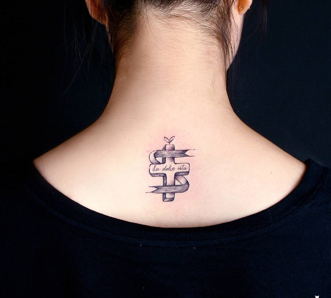 Small Cross Tattoo