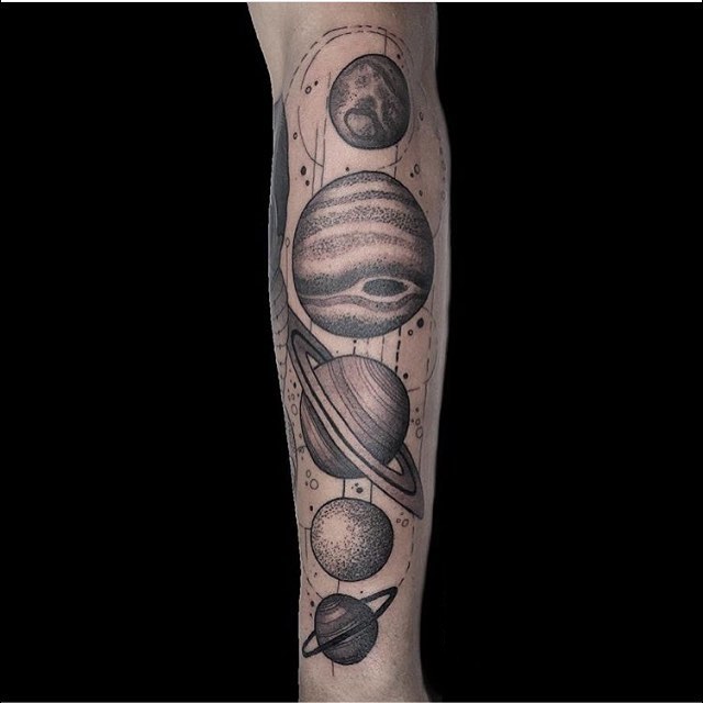 solar system tattoo15