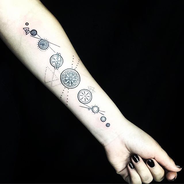 solar system tattoo21