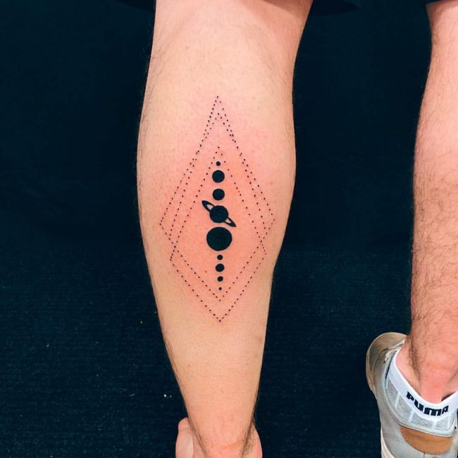 solar system tattoo22