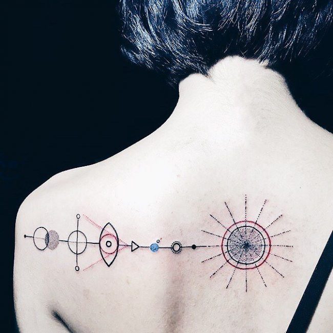 solar system tattoo38