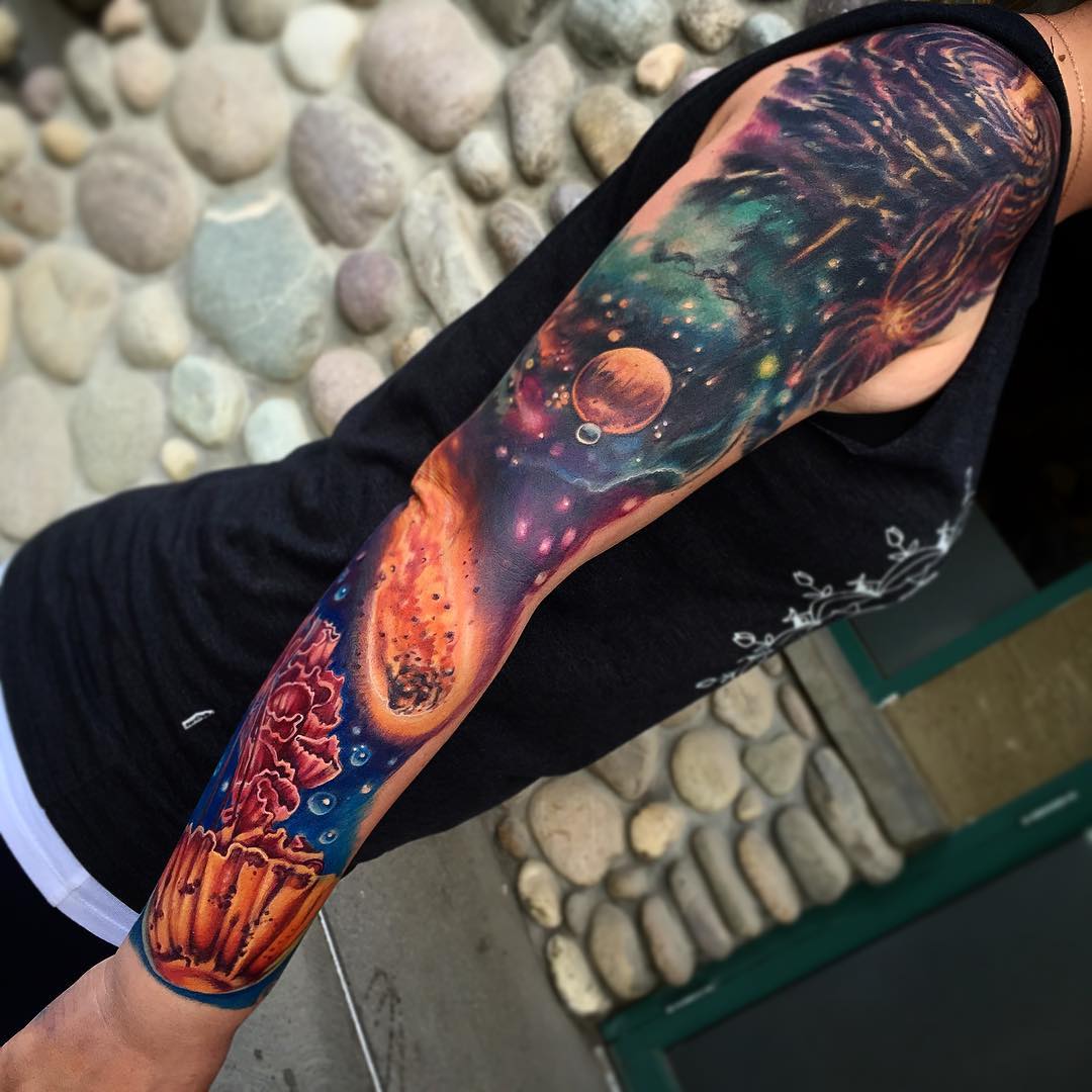 95+ Fascinating Space Tattoo Ideas The Mysterious Nature of the Cosmos