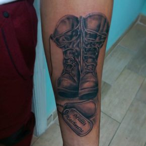 45 Inspirational Dog Tag Tattoo Designs – What Makes Them So Special?