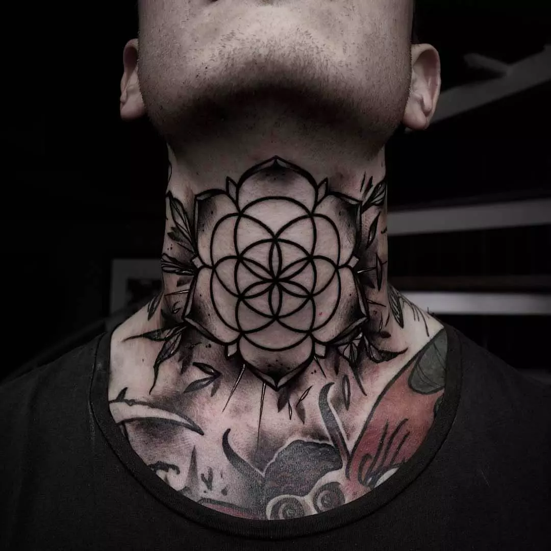 105+ Cool Flower of Life Tattoo Ideas – The Geometric Pattern Full of ...