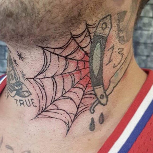 Spider Web Tattoo_