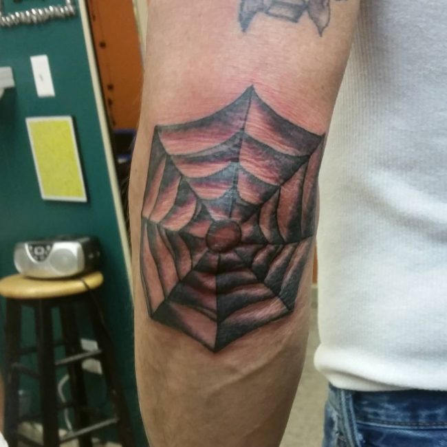 Spider Web Tattoo_ 