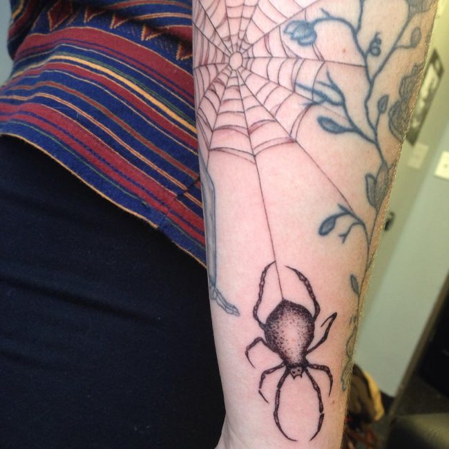 Spider Web Tattoo_