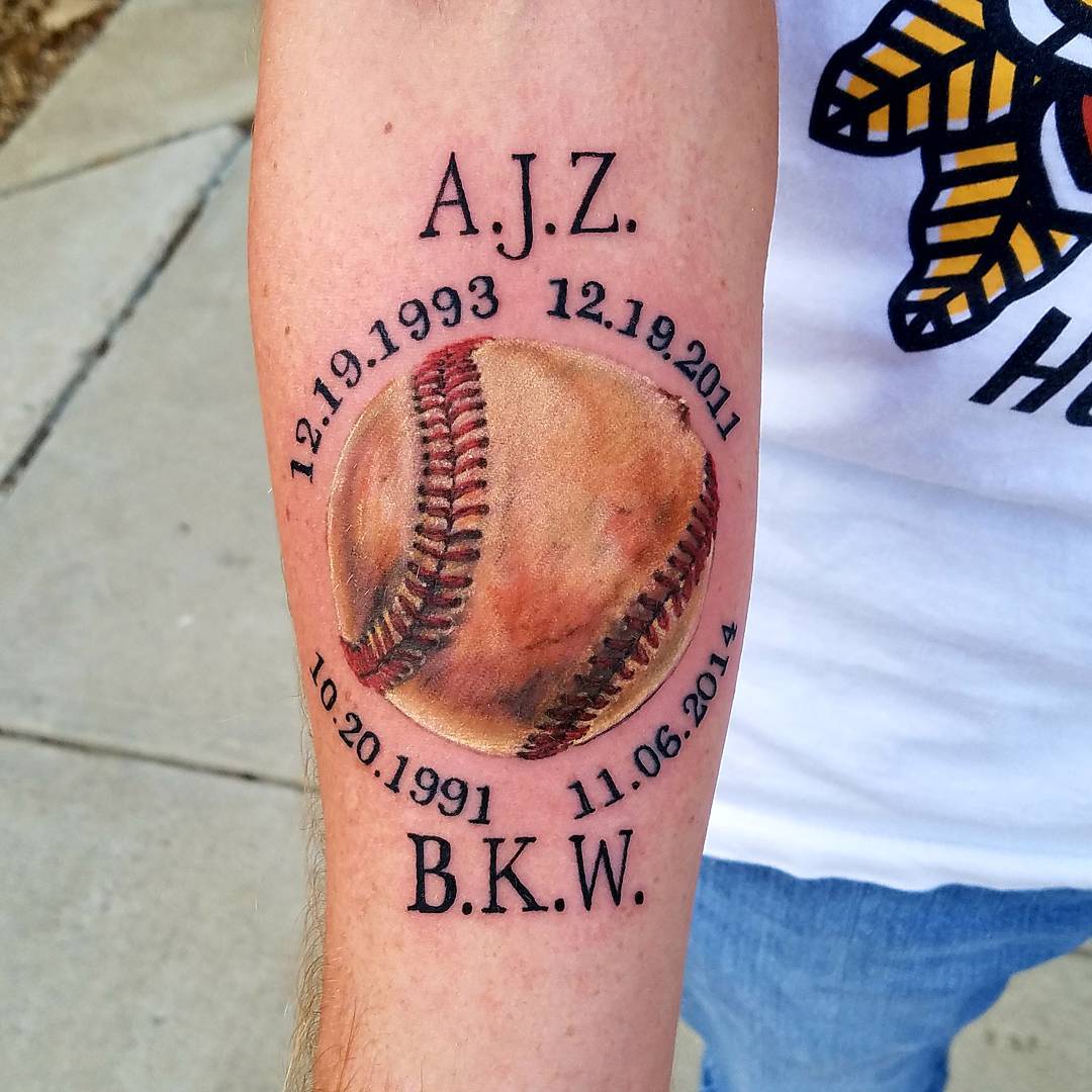 15 Baseball Tattoo Designs And Images