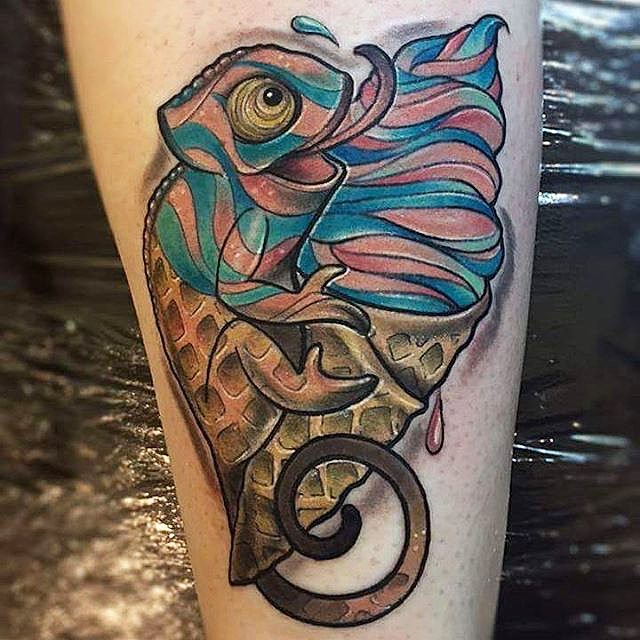 chameleon tattoo18
