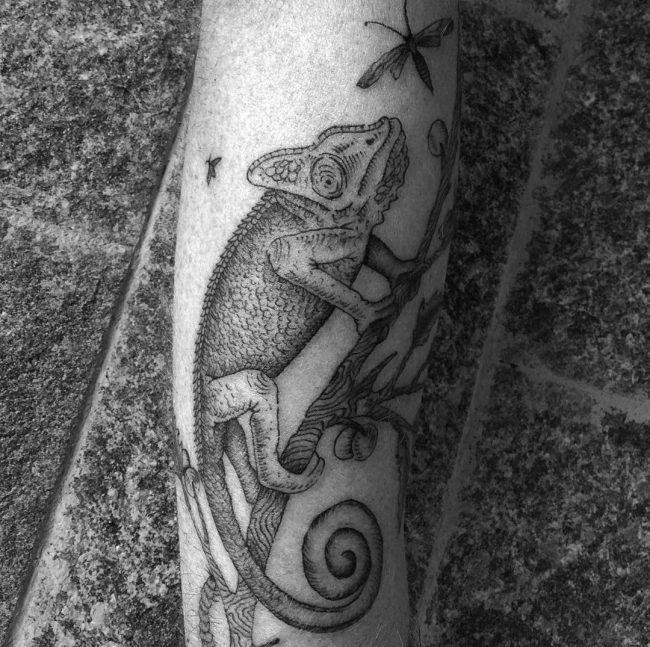 chameleon tattoo30
