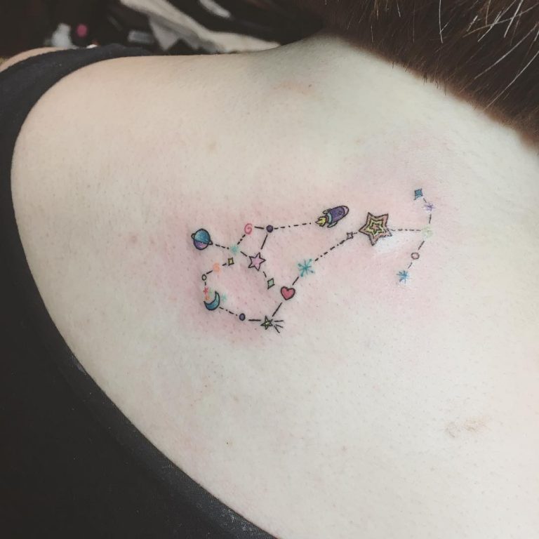 70+ Lovely Constellation Tattoo Ideas - Meet the Mysteries of the Universe