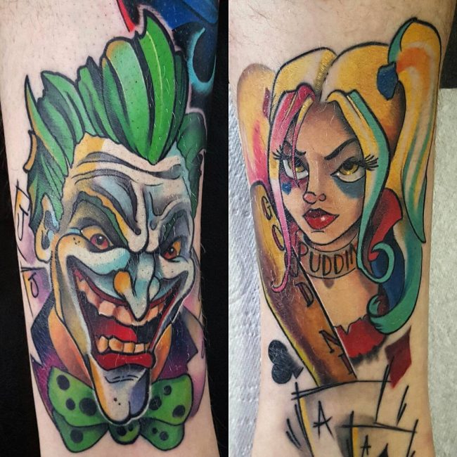 60+ Quirky Harley Quinn Tattoo Ideas - Bring Out Your Inner Harlequin
