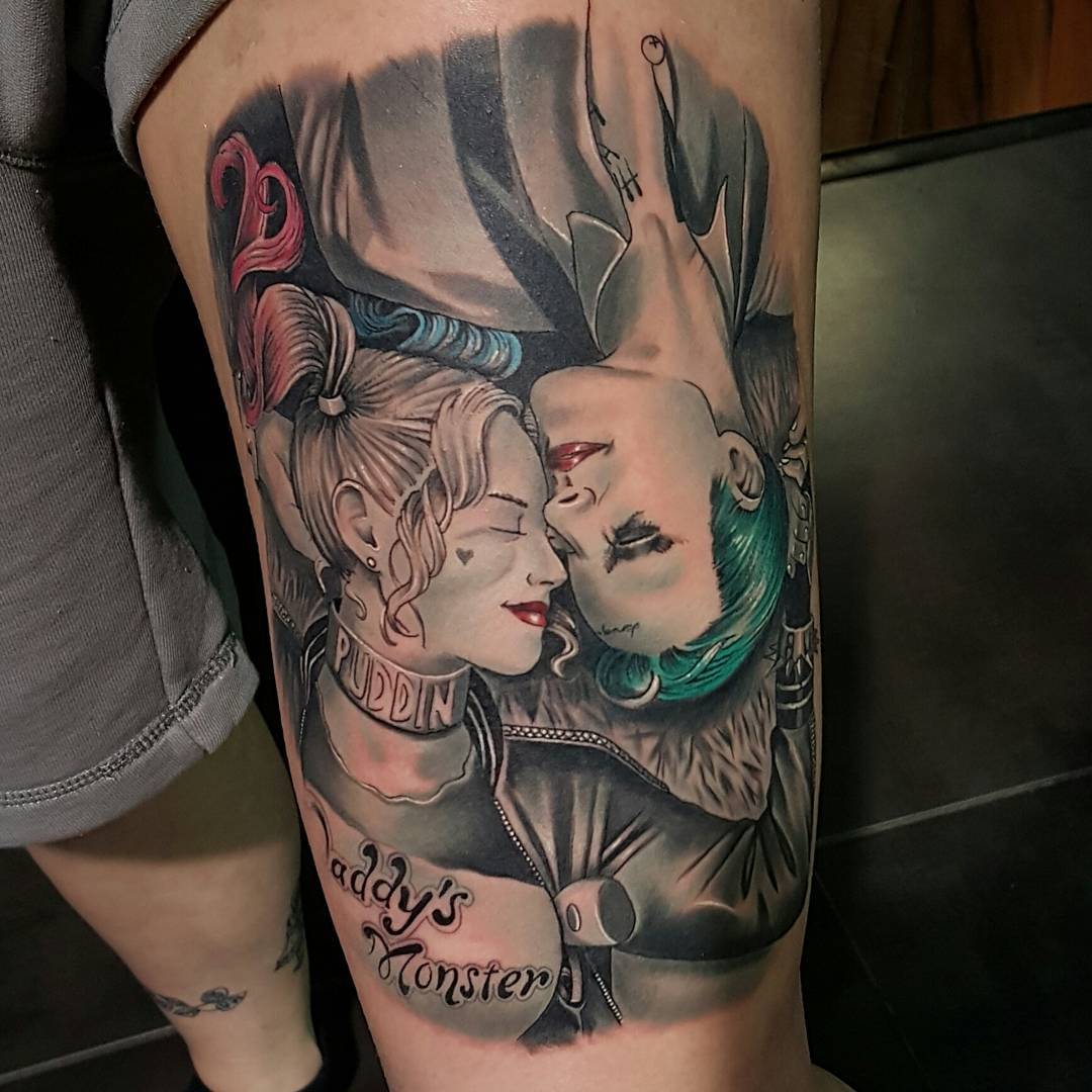 60+ Quirky Harley Quinn Tattoo Ideas - Bring Out Your Inner Harlequin