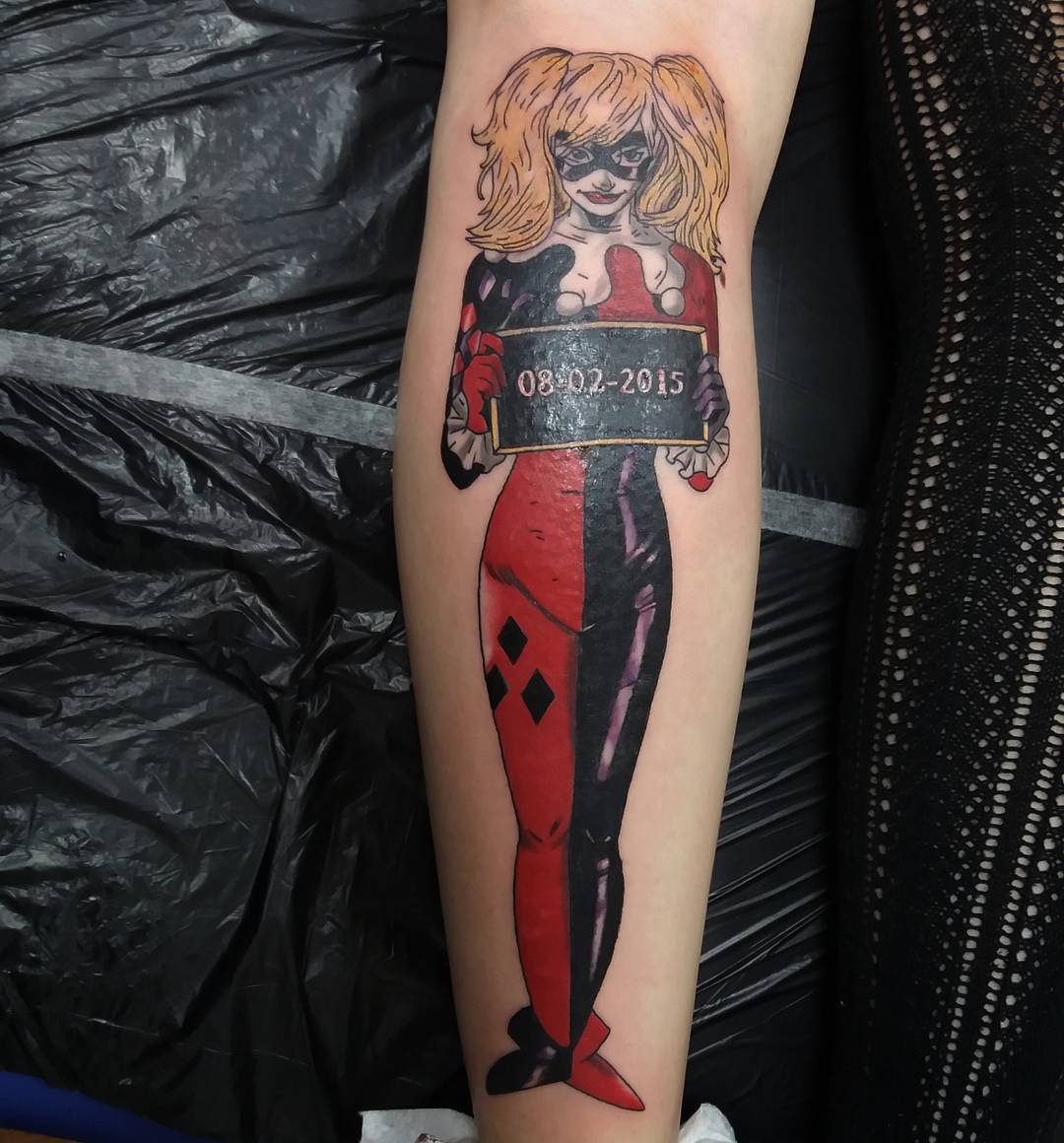 60+ Quirky Harley Quinn Tattoo Ideas - Bring Out Your Inner Harlequin