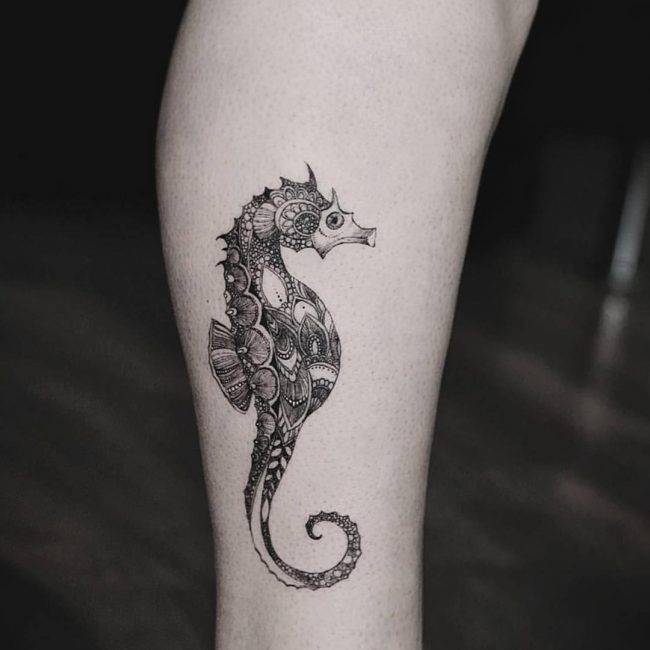 seahorse tattoo1