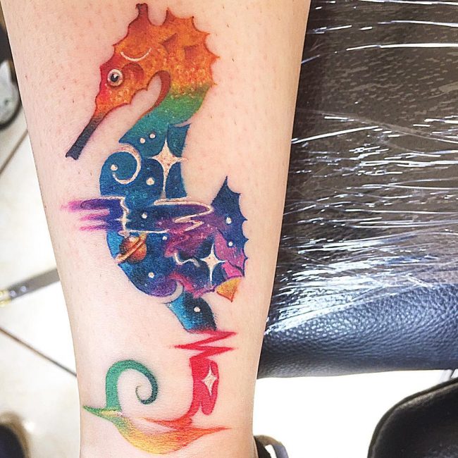 seahorse tattoo13