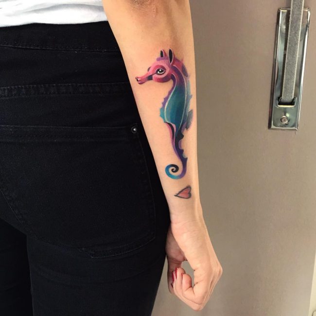 seahorse tattoo16