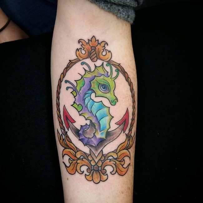 seahorse tattoo18
