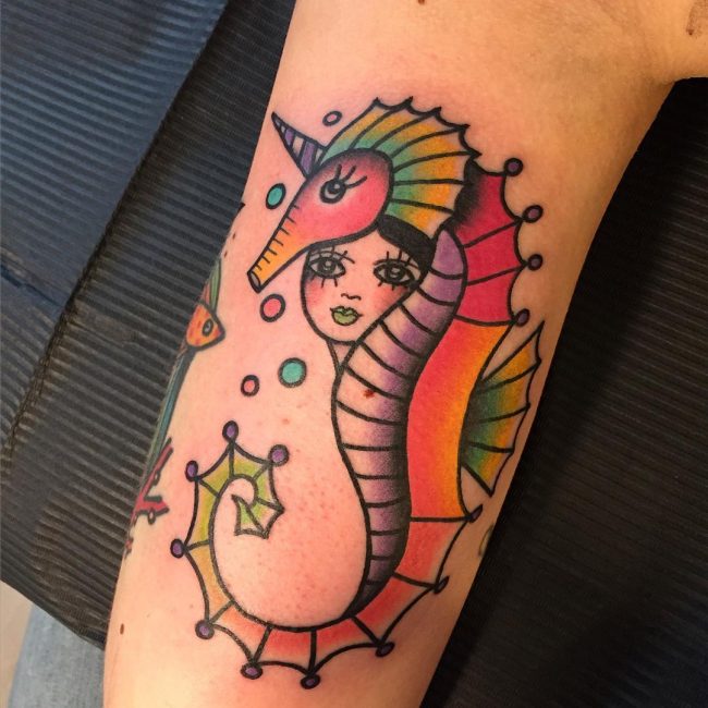 seahorse tattoo22