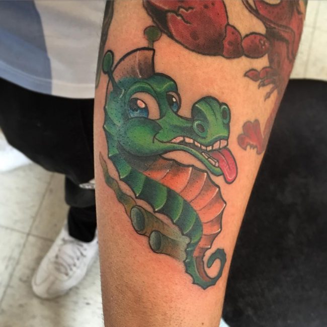 seahorse tattoo24