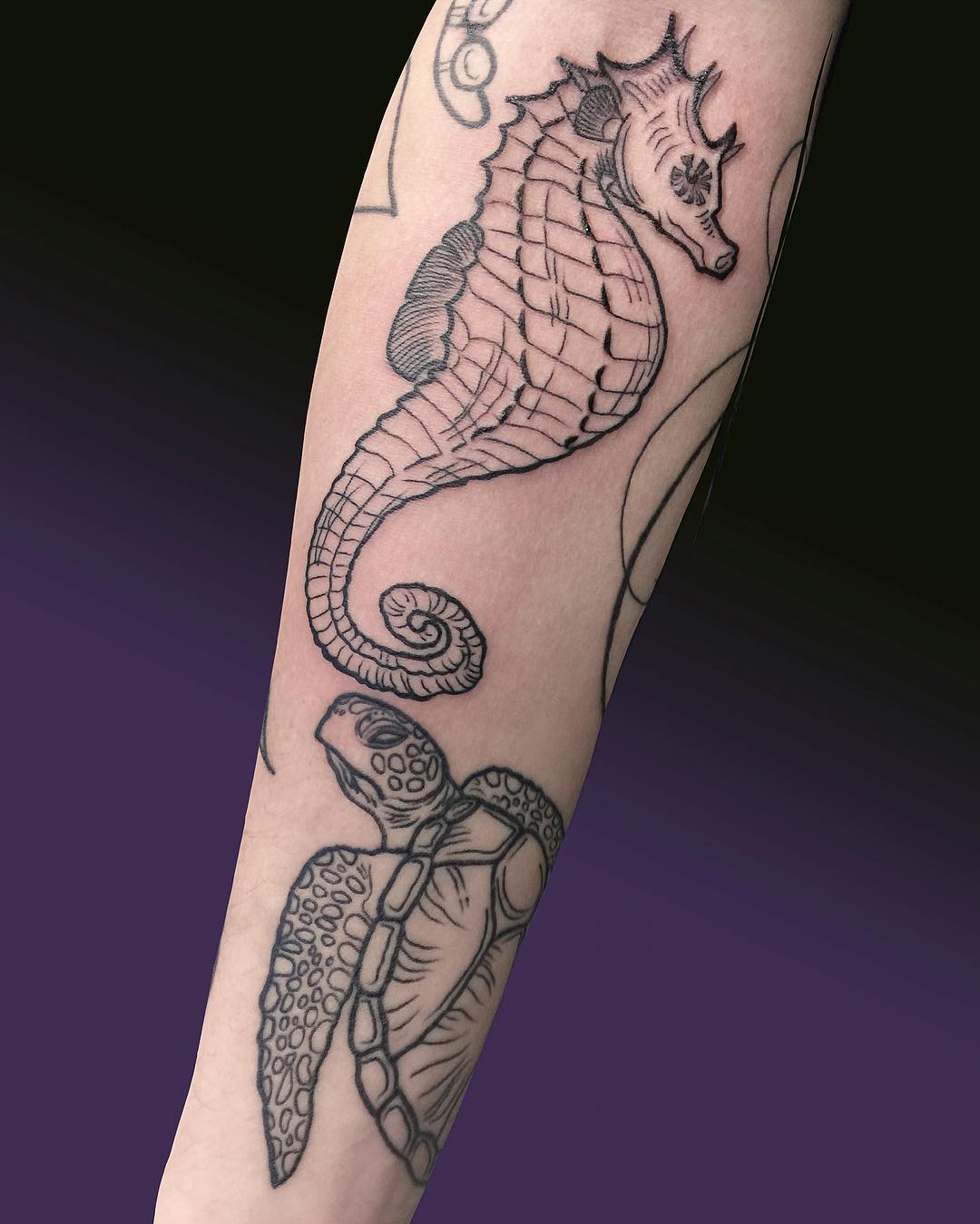 90+ Cuddly Seahorse Tattoo Designs - Tiny Creature with Deep Symbolism