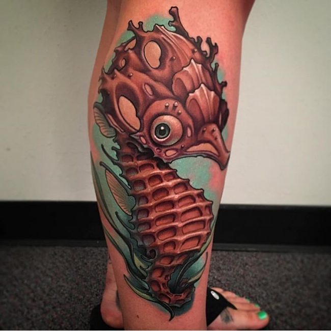seahorse tattoo4