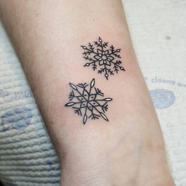 snowflake tattoo12