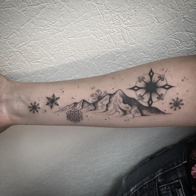 snowflake tattoo17