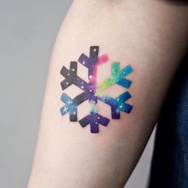 snowflake tattoo2