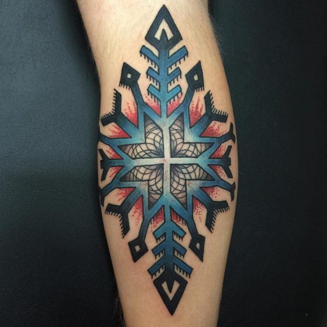 snowflake tattoo26