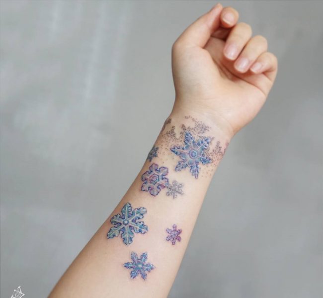 snowflake tattoo29