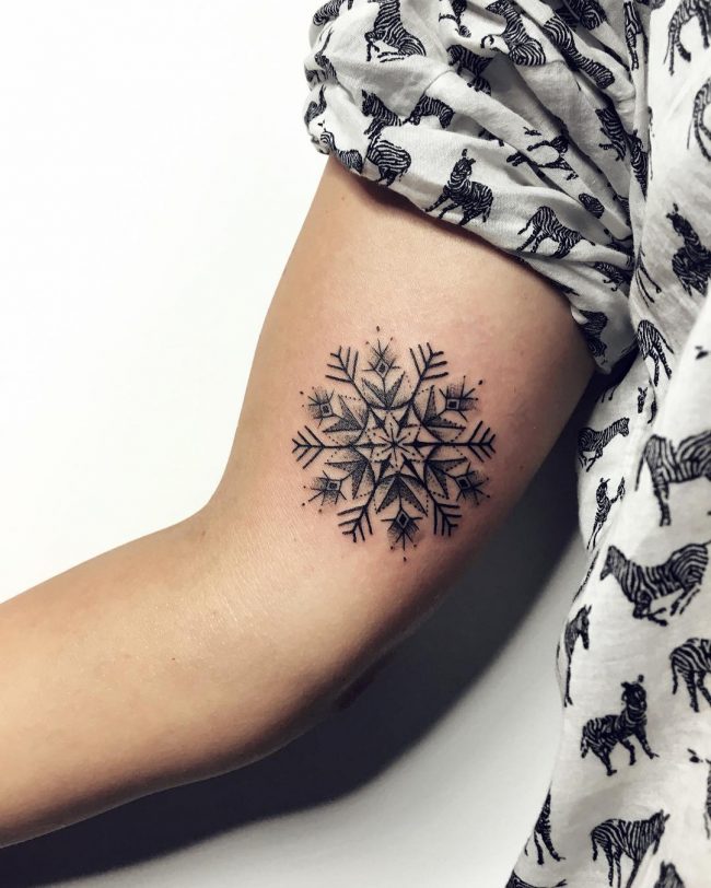 snowflake tattoo3