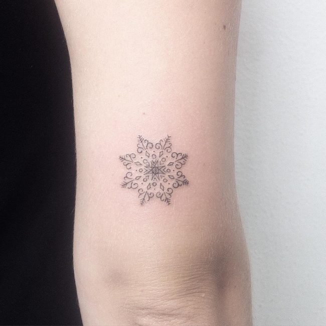 snowflake tattoo4
