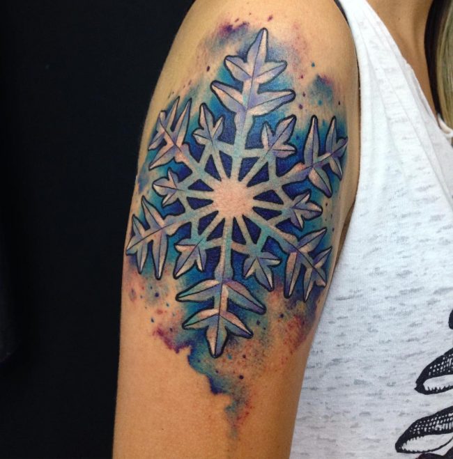 snowflake tattoo42