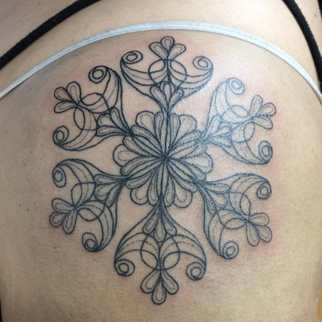 snowflake tattoo48