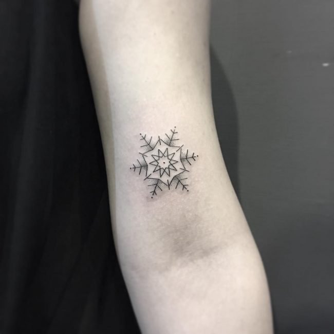 snowflake tattoo6