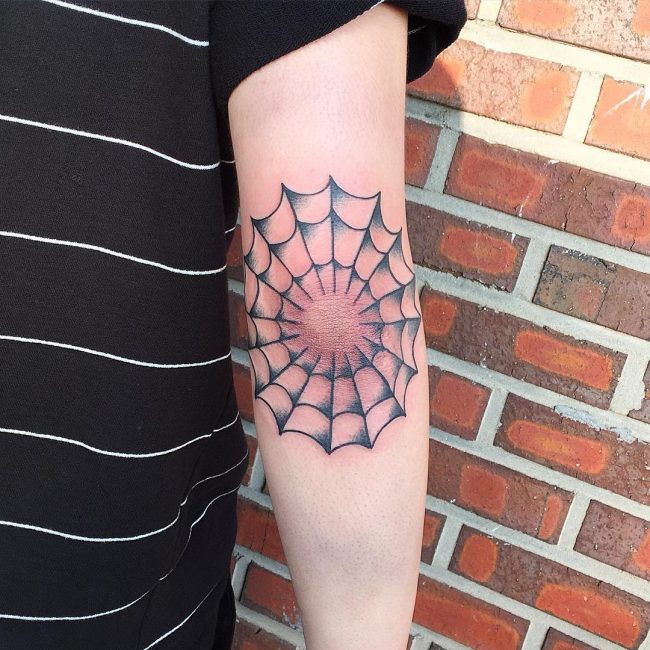 spider web tattoo6