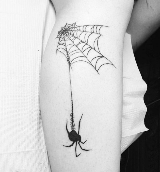 spider web tattoo8