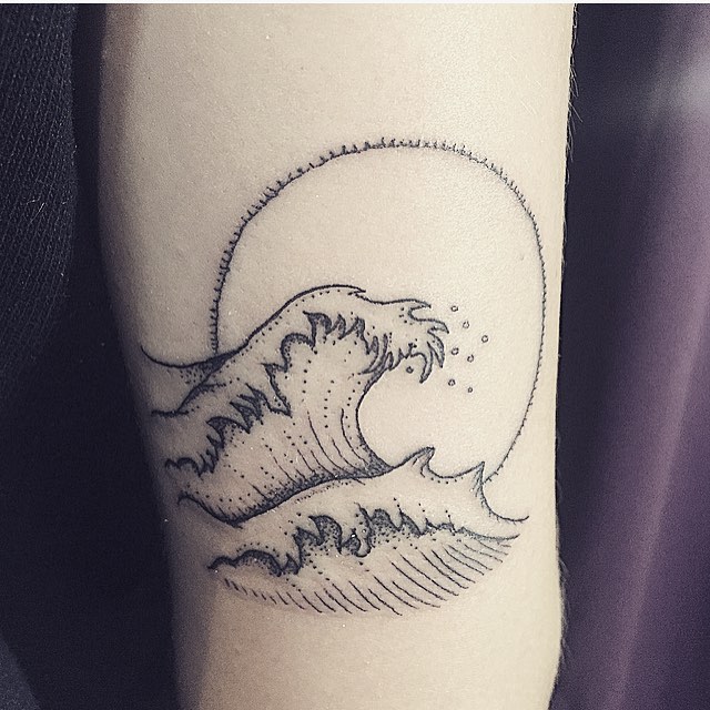 wave tattoo26