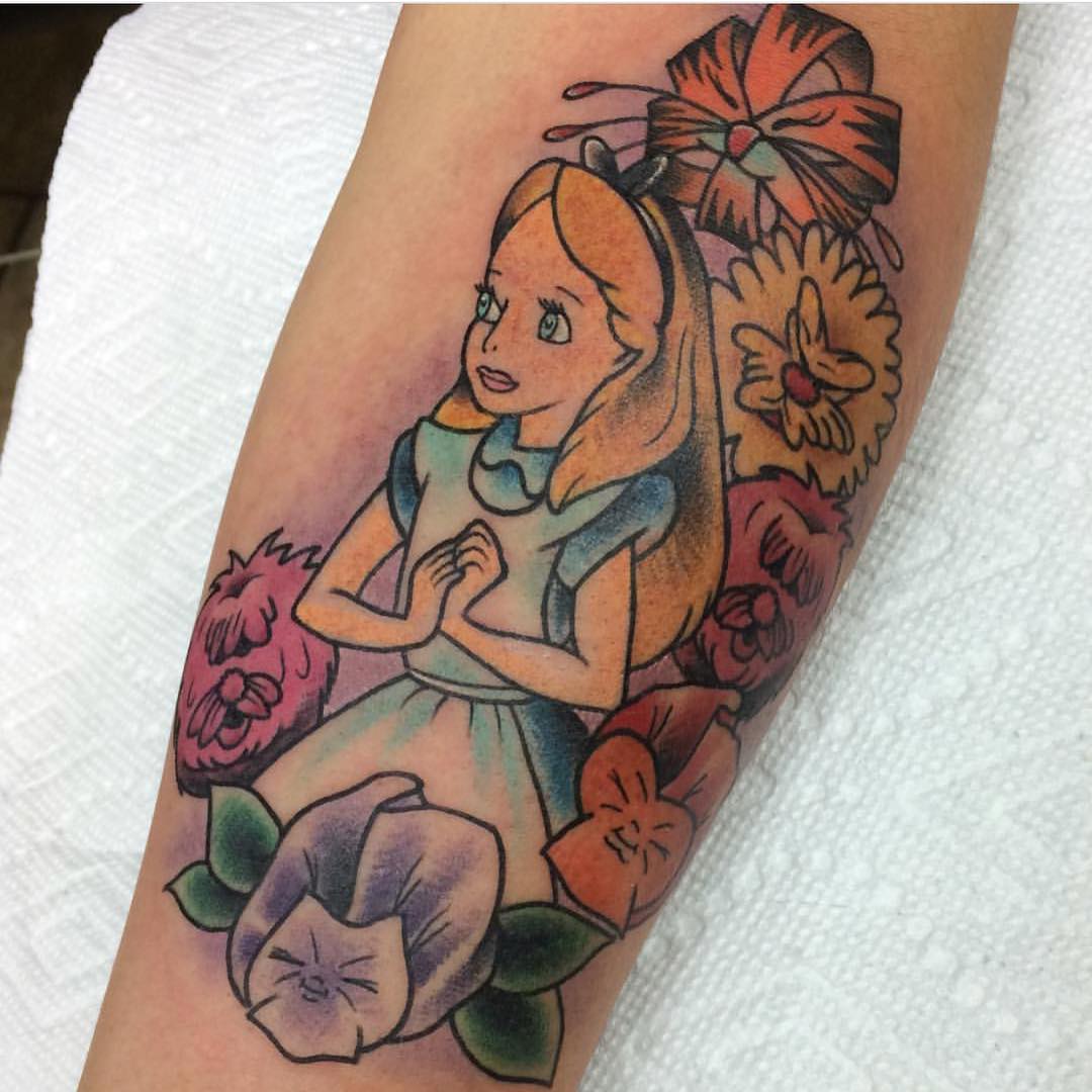 105+ Fairy Alice in Wonderland Tattoo - Designs & Ideas 2019.