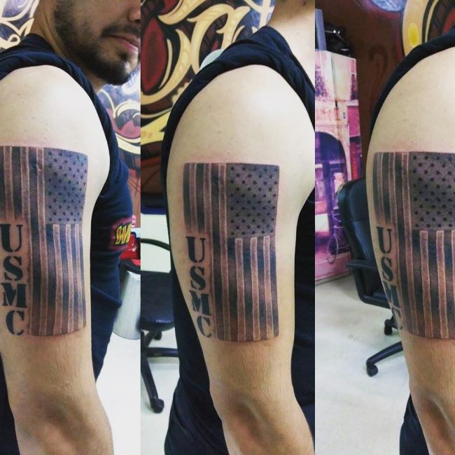 85+ Best Patriotic American Flag Tattoos — I Love USA (2019)