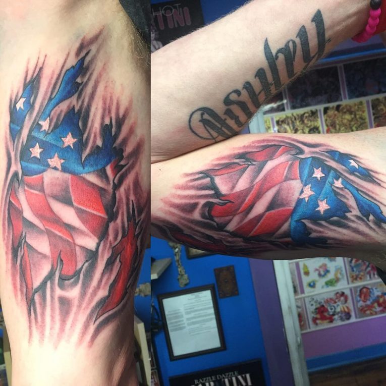 American Flag Tattoo 77