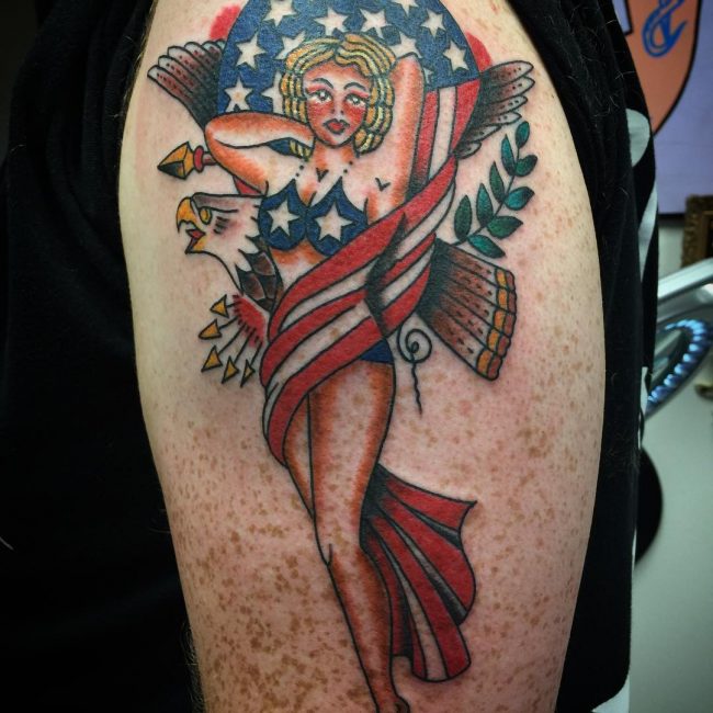 American Flag Tattoo