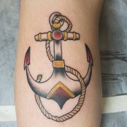 95+ Best Anchor Tattoo Designs & Meanings - Love of The Sea (2019)