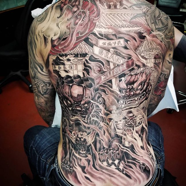 Back Tattoo 92