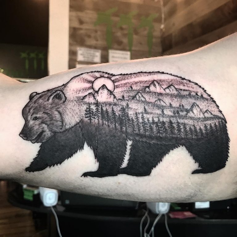 85+ Rough Bear Tattoo Designs & Meanings - Feel The Wild Nature (2019)