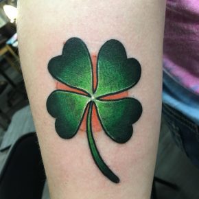 70+ Best Four Leaf Clover Tattoo Ideas and Designs - Lucky Plant (2019)