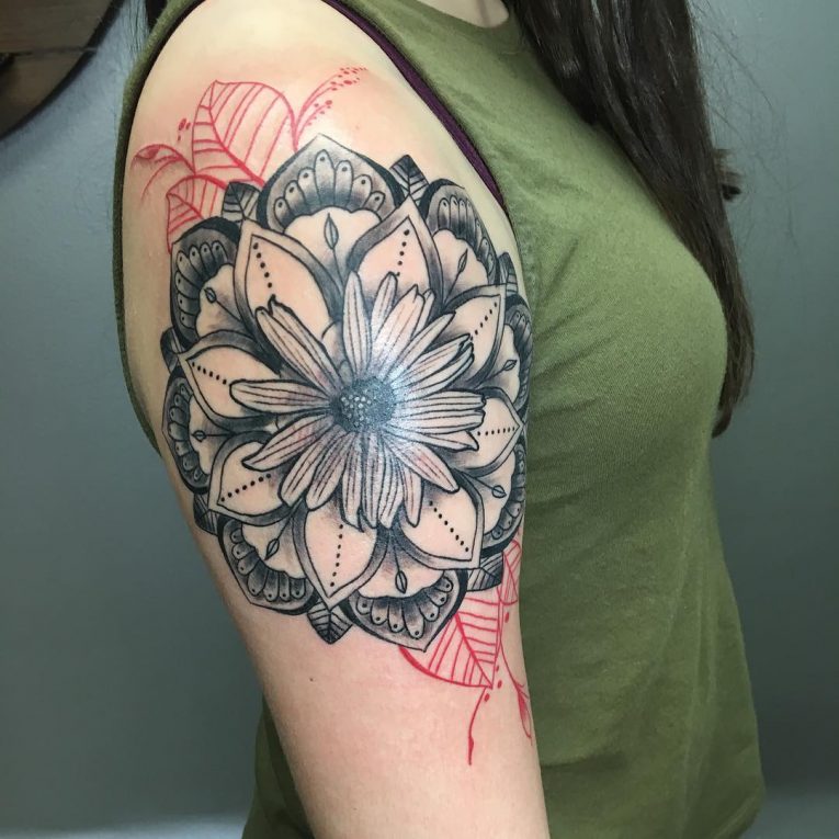 Daisy Flower Tattoo 87